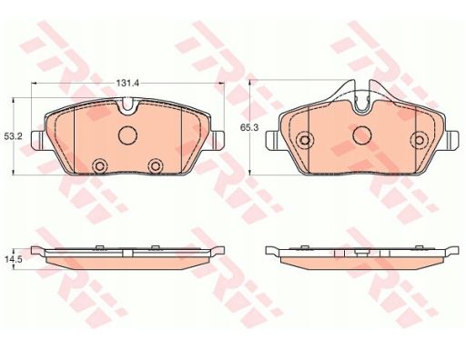 Klocek Hamulcowy Kpl. Gdb2038