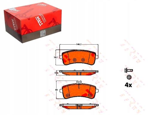 Klocek Hamulcowy Kpl. Gdb2079