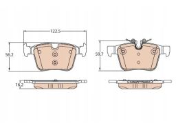 Klocek Hamulcowy Kpl. Gdb2110