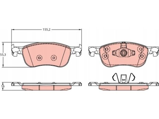 Klocek Hamulcowy Kpl. Gdb2186