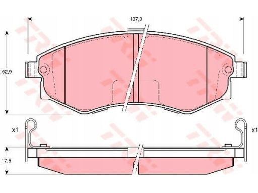 Klocek Hamulcowy Kpl. Gdb3211