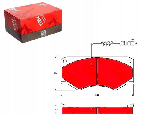 Klocek Hamulcowy Kpl. Gdb1067
