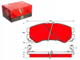 Klocek Hamulcowy Kpl. Gdb1186