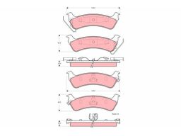 Klocek Hamulcowy Kpl. Gdb4124