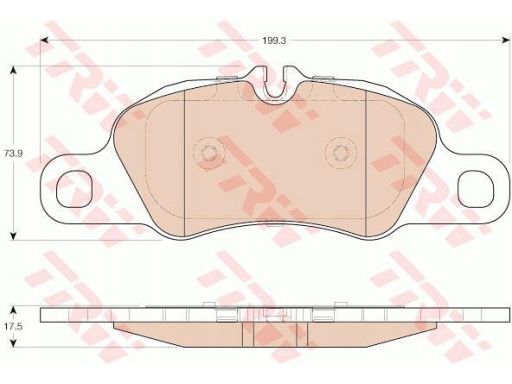 Klocek Hamulcowy Kpl. Gdb1990