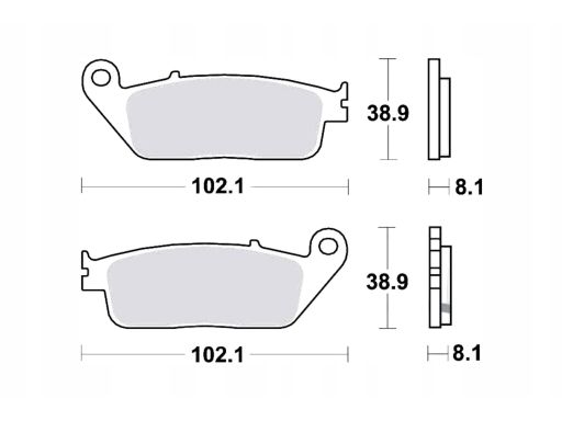 Klocek Hamulcowy Kpl. Mcb598Trq