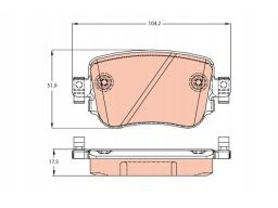 Klocek Hamulcowy Kpl. Gdb2042