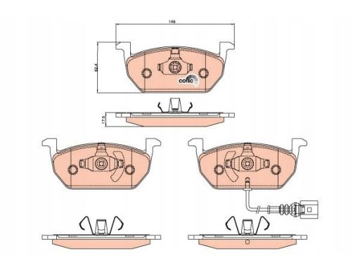 Klocek Hamulcowy Kpl. Gdb2080