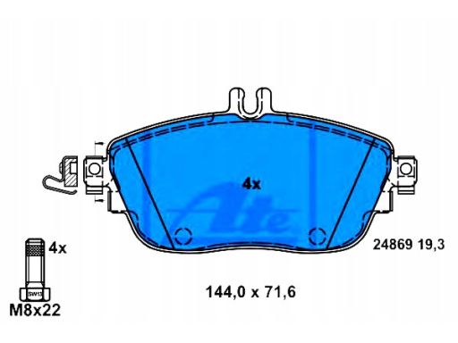 Klocek Hamulcowy Kpl. 13.0460-2779.2