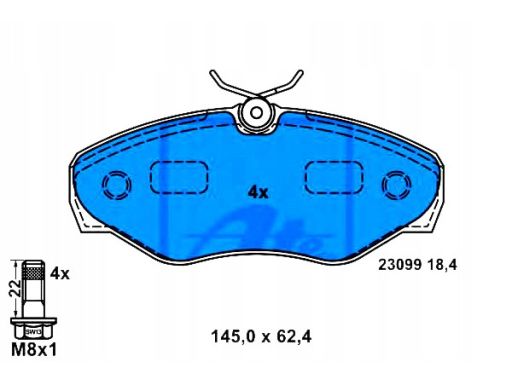 Klocek Hamulcowy Kpl. 13.0460-2870.2