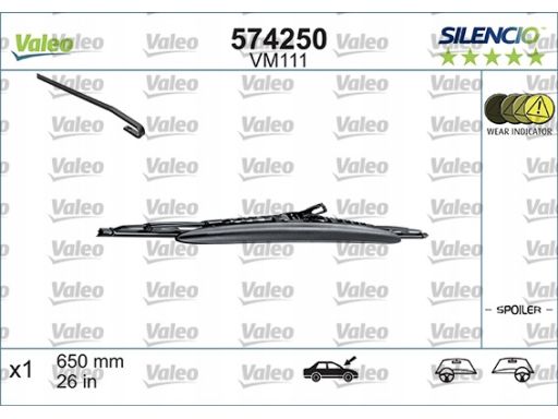 Pióro Wycieraczki 574250