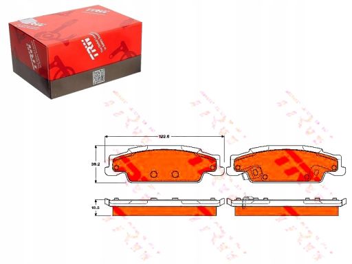 Klocek Hamulcowy Kpl. Gdb4453