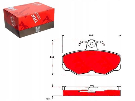 Klocek Hamulcowy Kpl. Gdb472