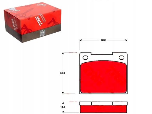 Klocek Hamulcowy Kpl. Gdb533