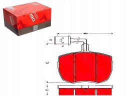 Klocek Hamulcowy Kpl. Gdb789