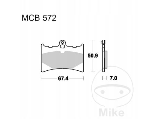 Klocek Hamulcowy Kpl. Mcb572Rq