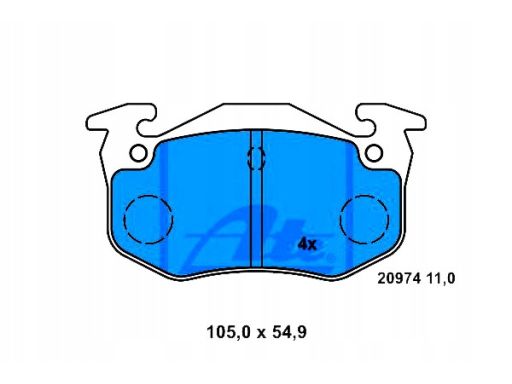 Klocek Hamulcowy Kpl. 13.0460-3823.2