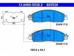 Klocek Hamulcowy Kpl. 13.0460-5538.2