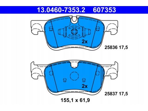 Klocek Hamulcowy Kpl. 13.0460-7353.2