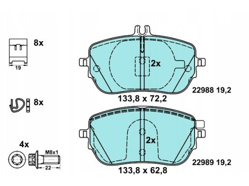 Klocek Hamulcowy Kpl. 13.0470-3883.2