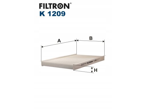 Filtr Kabiny K 1209