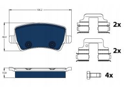 Klocek Hamulcowy Kpl. Gdb1685Bte