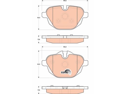 Klocek Hamulcowy Kpl. Gdb1840