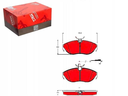 Klocek Hamulcowy Kpl. Gdb1425