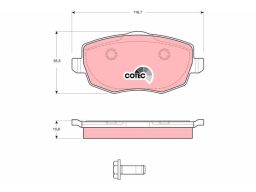 Klocek Hamulcowy Kpl. Gdb1593