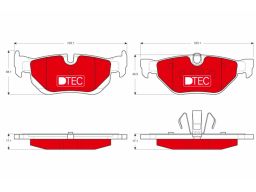 Klocek Hamulcowy Kpl. Gdb1626Dte