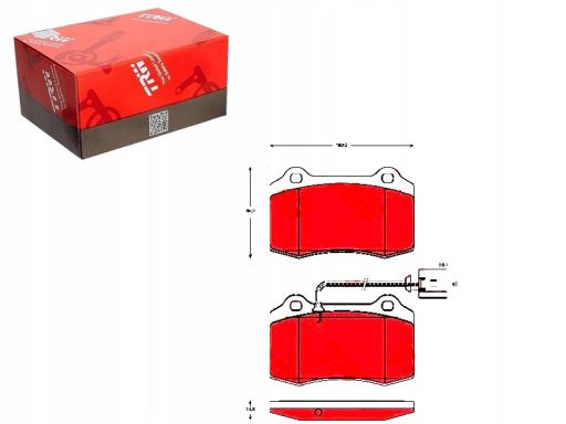 Klocek Hamulcowy Kpl. Gdb1644
