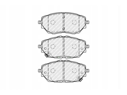 Klocek Hamulcowy Kpl. Klocek Hamulcowy Kpl. Przód , Pasuje Do: Toyota