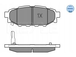 025 242 7114/W Klocek Hamulcowy Kpl. Tył , Pasuje Do: Porsche 911, Sub