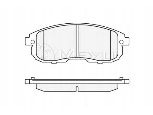 025 242 8016/W Klocek Hamulcowy Kpl. Przód , Pasuje Do: Nissan Juke,