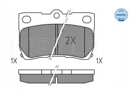 025 243 2317 Klocek Hamulcowy Kpl. Tył , Pasuje Do: Lexus Gs, Is C, Is