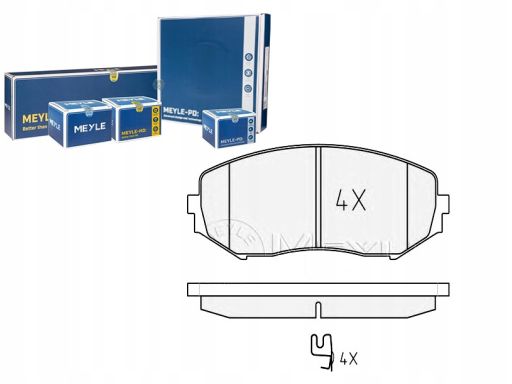025 243 4617/W Klocek Hamulcowy Kpl. Przód , Pasuje Do: Suzuki Grand
