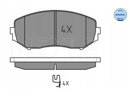 025 243 4617/W Klocek Hamulcowy Kpl. Przód , Pasuje Do: Suzuki Grand