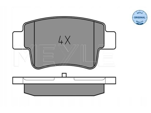 025 243 4917/W Klocek Hamulcowy Kpl. Tył (Z Dodatkami, Z Podkładką