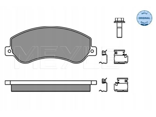 025 244 8419/W Klocek Hamulcowy Kpl. Przód , Pasuje Do: Ford Transit,