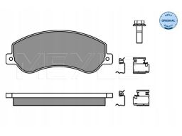 025 244 8419/W Klocek Hamulcowy Kpl. Przód , Pasuje Do: Ford Transit,