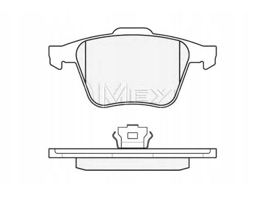 025 241 4218 Klocek Hamulcowy Kpl. Przód (Z Podkładką Wytłumiającą),