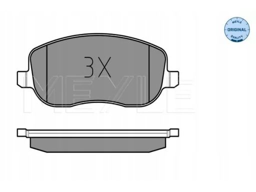 025 242 9419/W Klocek Hamulcowy Kpl. Przód , Pasuje Do: Fiat Croma