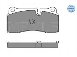 025 242 6118 Klocek Hamulcowy Kpl. Tył (Z Podkładką Wytłumiającą), Pas