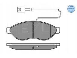 025 244 6819/W1 Klocek Hamulcowy Kpl. Przód (Z Podkładką Wytłumiającą)