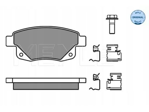 025 244 8617/W Klocek Hamulcowy Kpl. Tył , Pasuje Do: Ford Transit,