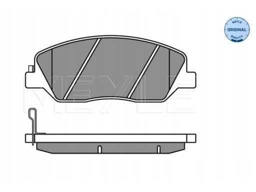 025 243 5117/W Klocek Hamulcowy Kpl. Przód , Pasuje Do: Hyundai Genesi