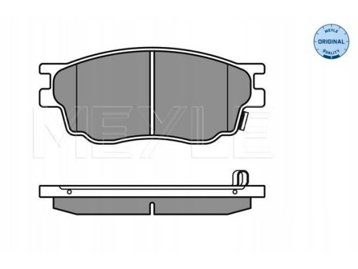 025 242 4616/W Klocek Hamulcowy Kpl. Przód , Pasuje Do: Mazda 6 1.8
