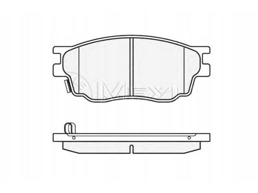 025 242 4616/W Klocek Hamulcowy Kpl. Przód , Pasuje Do: Mazda 6 1.8