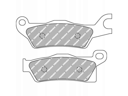 Klocek Hamulcowy Kpl. Klocki Hamulcowe Tył, Przeznaczenie: Offroad,