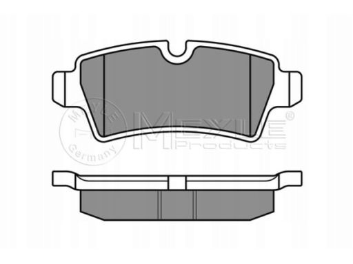 025 242 8917 Klocek Hamulcowy Kpl. Tył , Pasuje Do: Mini (R50, R53),